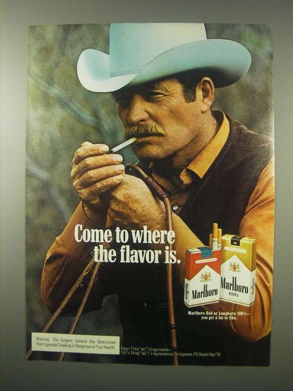 marlboro cigarette advertising 1979 Marlboro Cigarettes Advertisement