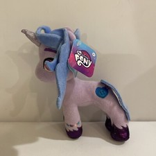 Just Play My Little Pony Izzy Moonbow Unicorn 6" Purple Plush Stuffed Animal JX