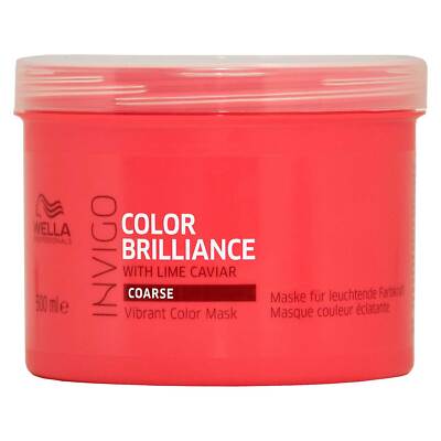Wella Invigo Color Brilliance Mask Coarse Hair Kräftiges Coloriertes Haar, 500ml