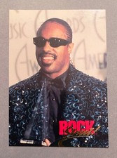STEVIE WONDER - Trading Card From ROCK STREET Magazine Vol.1 No.2 Mar/Apr 1992 