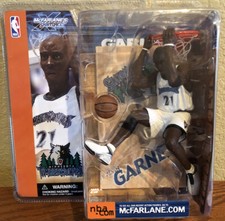 Kevin Garnett Minnesota Timberwolves McFarlane Series 1 Figure White Jersey