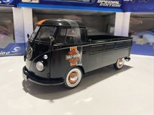 1950 VOLKSWAGEN T1 PICKUP Harley Davidson 1/18 Scale Solido - New In The Box