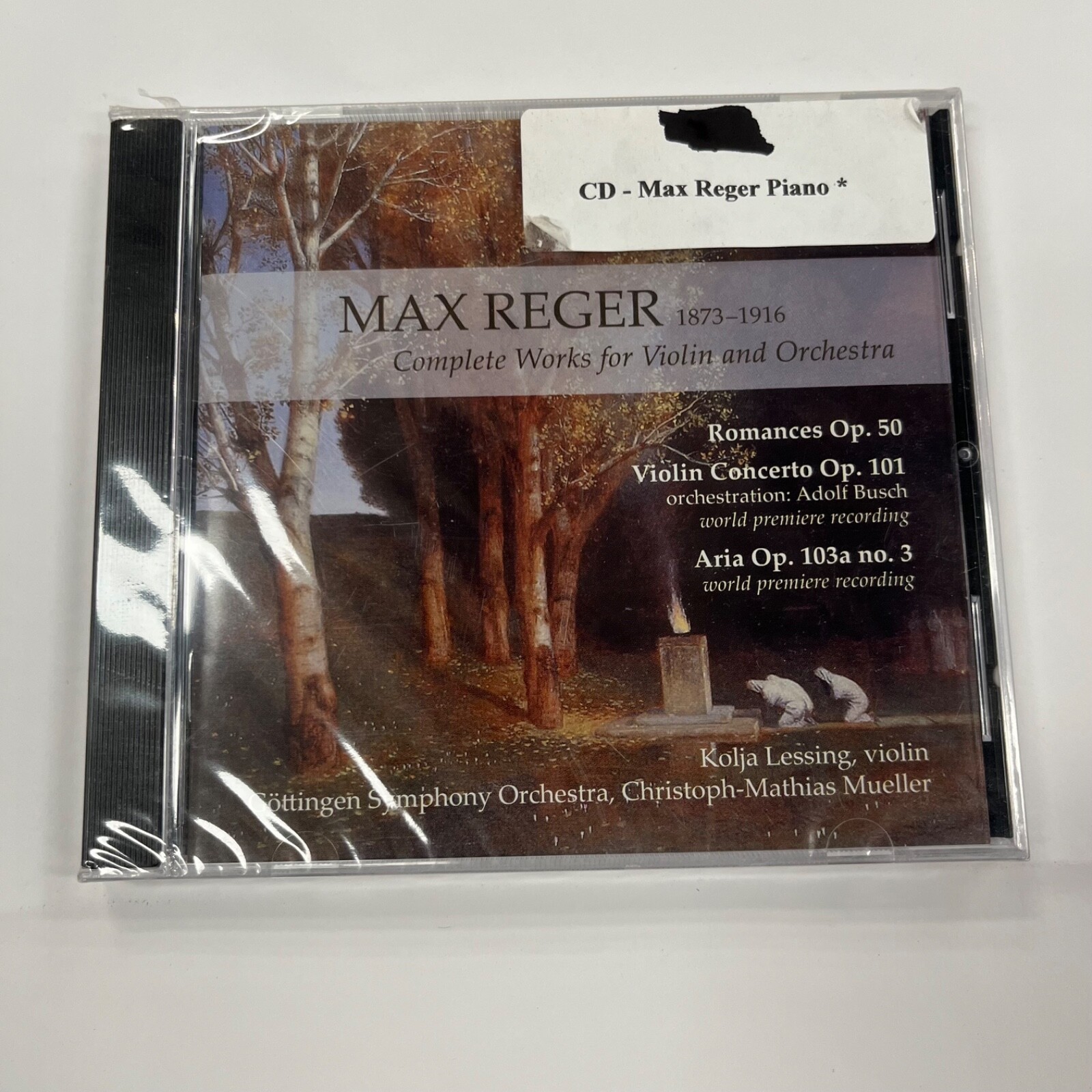 Redger Complete Set Max Reger - Complete Works for Violin and Orchestra - Telos Music (1CD ...
