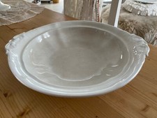 Antike Schale von Villeroy & Boch, weiß