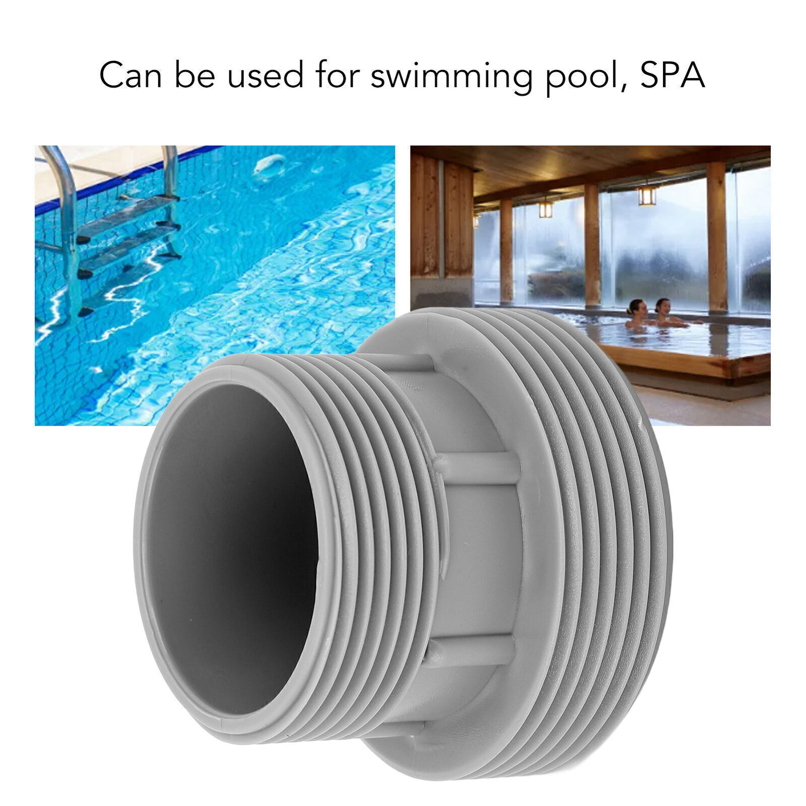 2PCS Pool Hose Conversion Adapter Plastic Universal Pool Filter Pump Hose Adapte