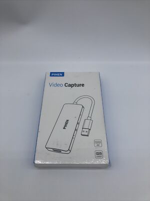 PIHEN Capture Card Video Capture Device 4K 60 FPS HDMI to USB 3.0 Video/Audio