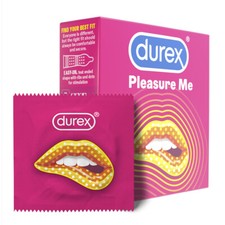 DUREX Pleasure Me - Preservativi con rilievi stimolanti - conf. 3 profilattici