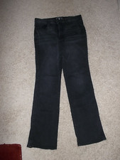 Wit and Wisdom size 16 women's black stretch bootcut denim jeans gently worn