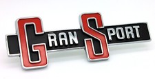 New Front Grille Emblem Trim Red Black &Chrome / 1966 BUICK GRAN SPORT USA-MADE