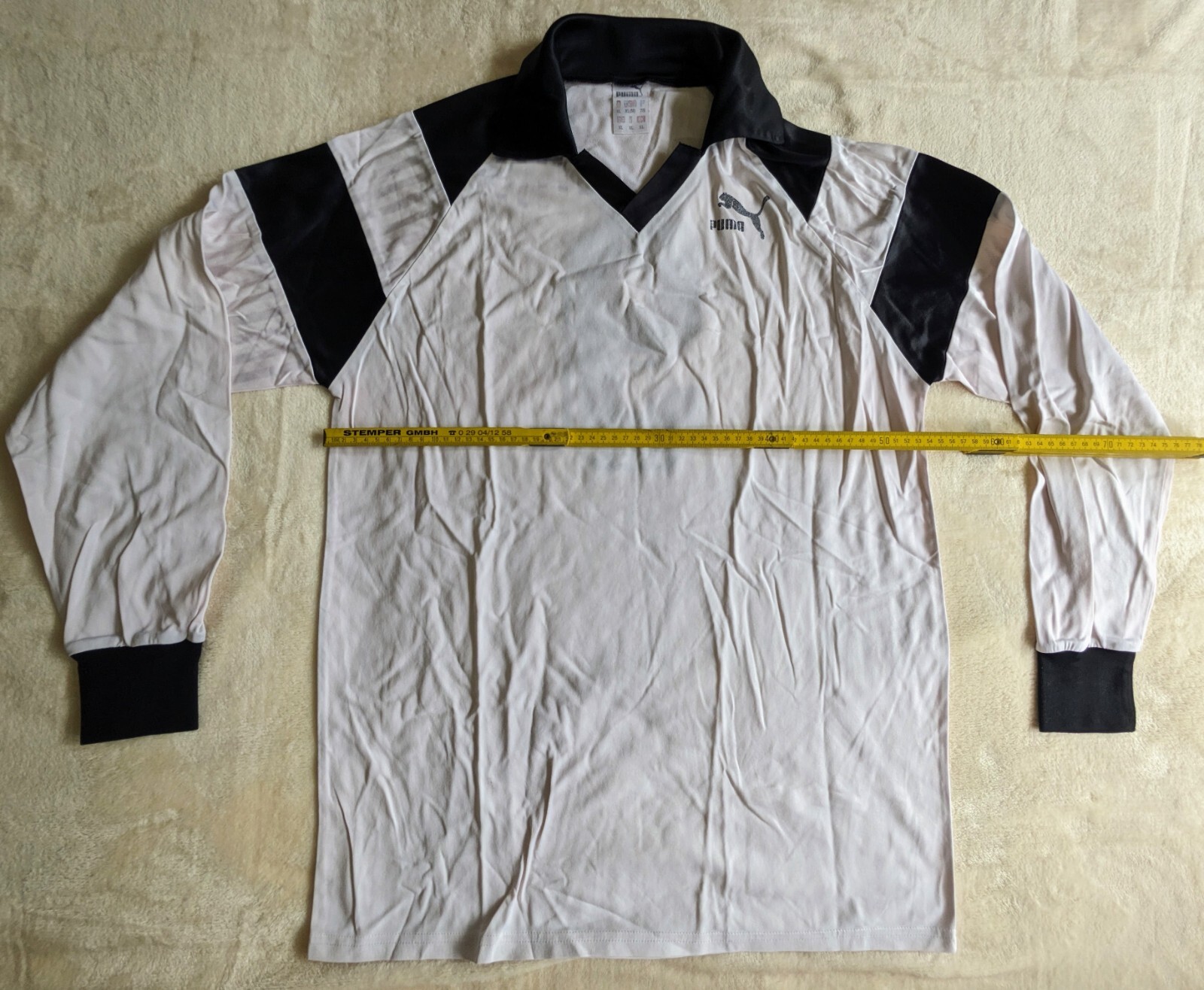 Puma Original Vintage Jersey Jersey Long Sleeve #9 Size: XL Made In Germany 90s