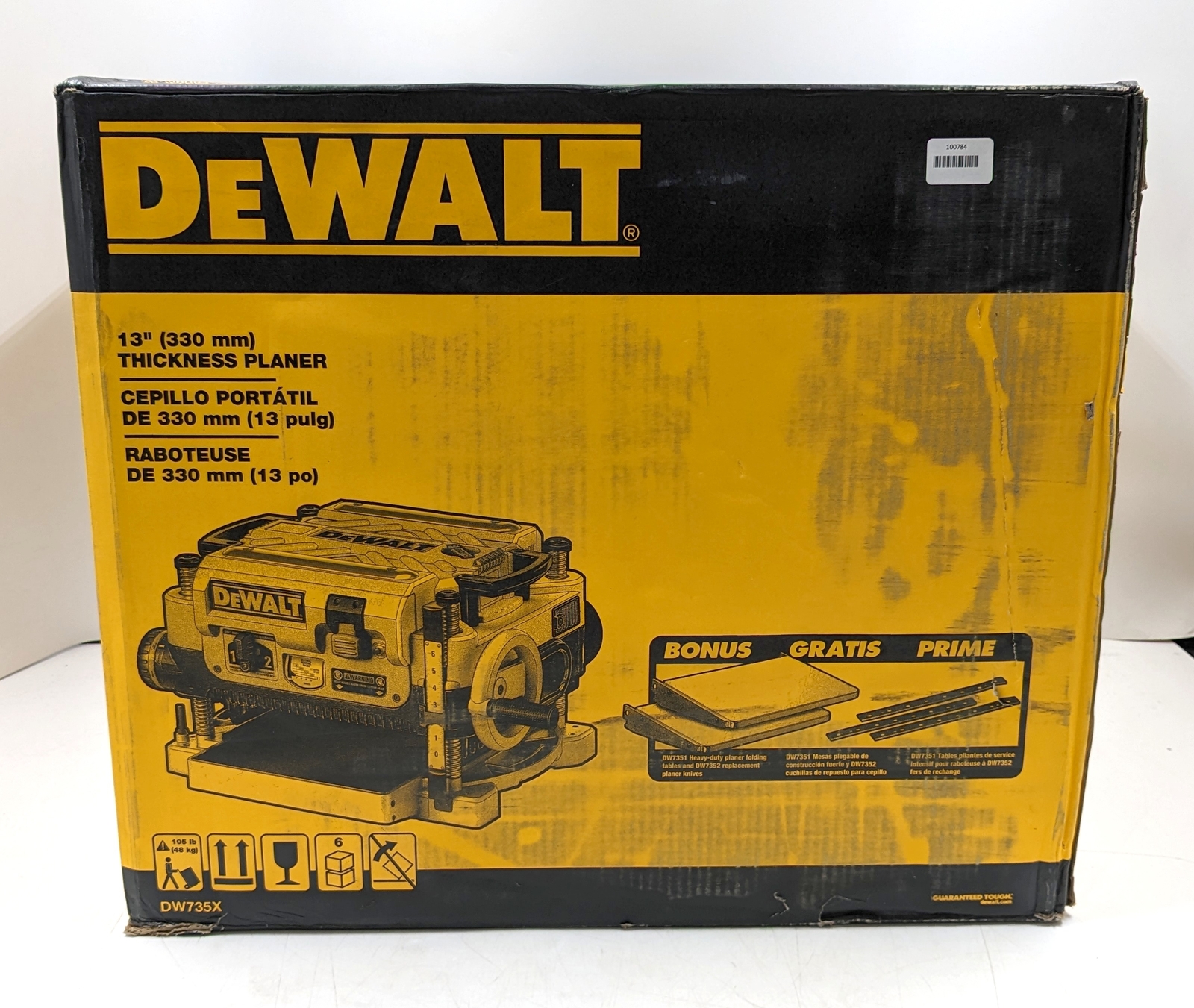 DEWALT DW735X Thickness Planer Yellow for sale online eBay