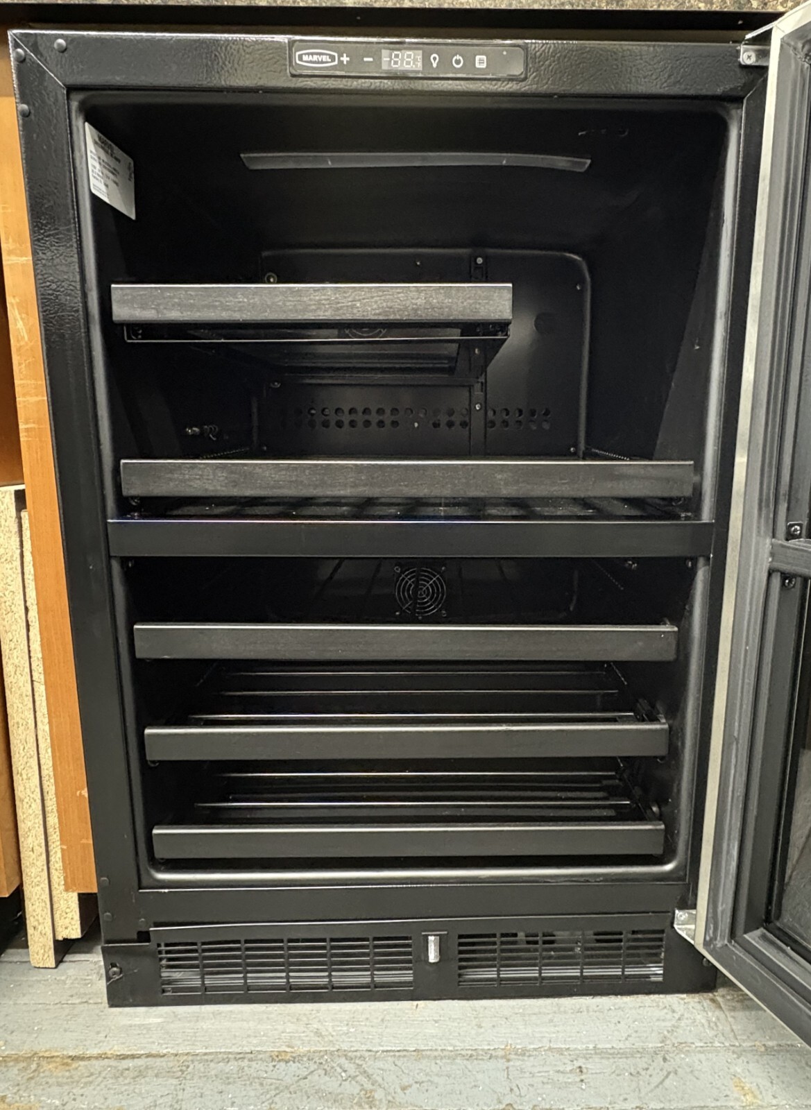 Marvel MLBD224SG01A 24 Inch Built-In Dual Zone Beverage Center