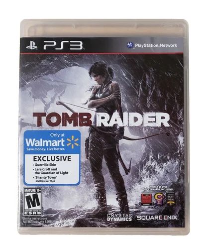 Tomb Raider PS3 (Sony Playstation 3) CIB TESTED  Walmart Exclusive Tested
