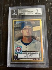 2007 Topps '52 Chrome Jarrod Saltalamacchia GOLD REFRACTOR 32/52 BHS 9