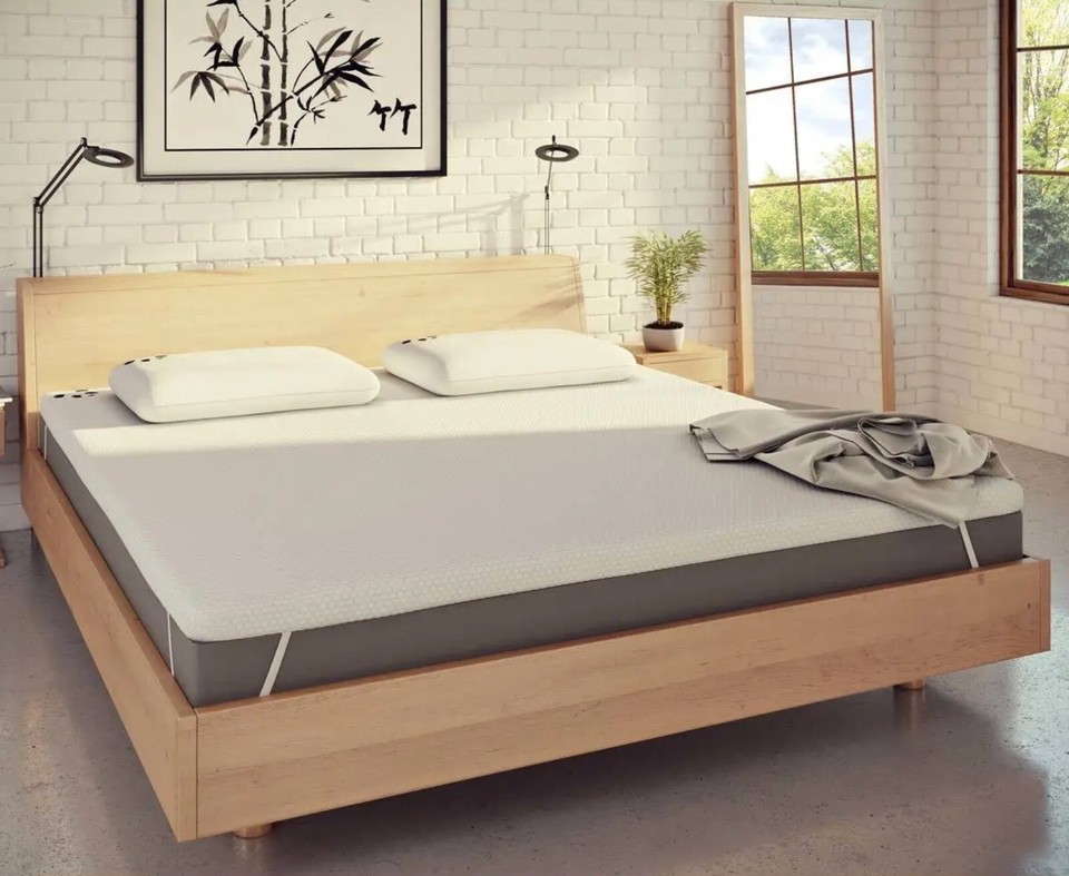 Panda Memory Foam Bamboo Mattress Topper in 4 Sizes Hypoallergenic Antibacterial eBay