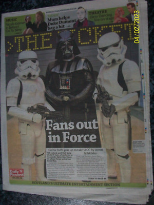 THE TICKET Friday September 5 2014 MCM SCOTLAND COMIC CON Cover Daily Record