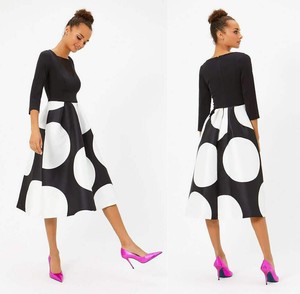 coast black white dress