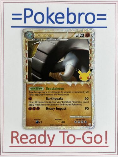 Donphan Classic Collection Celebrations 107/123 Pokebro GG - Picture 1 of 2