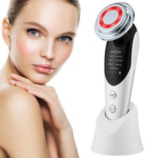 7-in-1 Facial Massager EMS Micro-current Color Light Vibration LED Beauty Purify