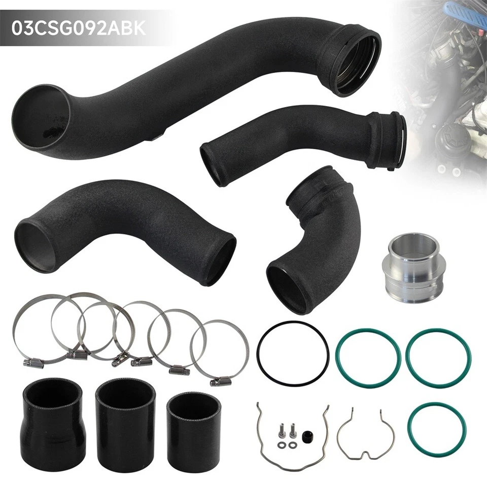 Kit de tubo de súper carga de aluminio para BMW N55 E8X E9X E82 E88 E90 E91 135i 335i Foto 4 de 4