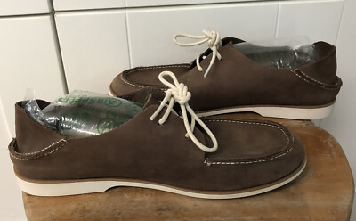 Olukai Holokai Mens Leather Boat Shoes Loafers Size 9 Brown  display picture 3
