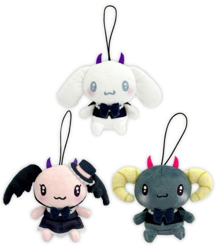 Lloromannic & Cinnamoroll Neo Gothic Devils Mascot Plush Doll Set