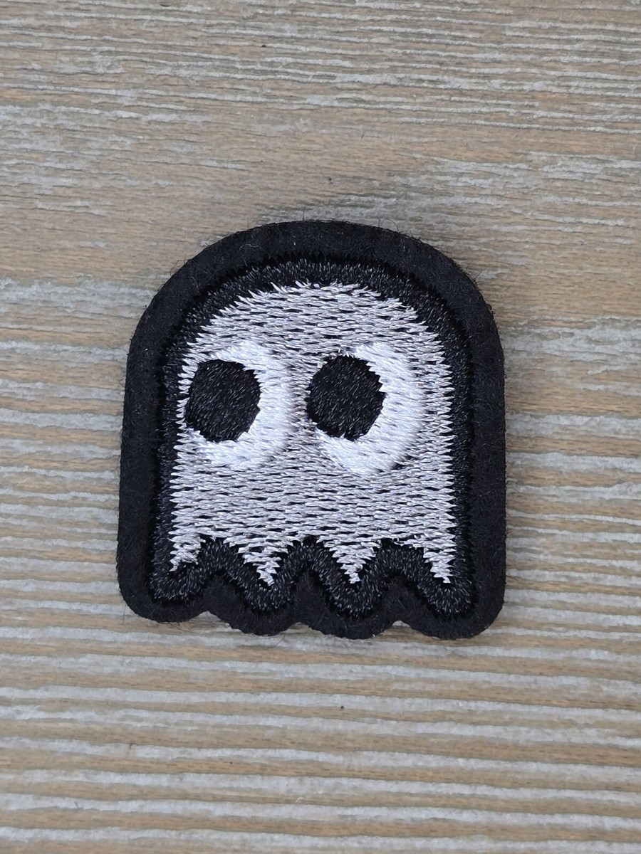 PAC MAN GRAY GHOST BLINKY PACMAN VIDEO GAME TACTICAL HOOK PATCH 1