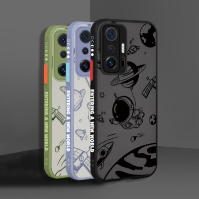 ATISIJIE Astronauta Cover Per XiaoMi Mi 11 Lite,Supporto Di Anello - Foto 12