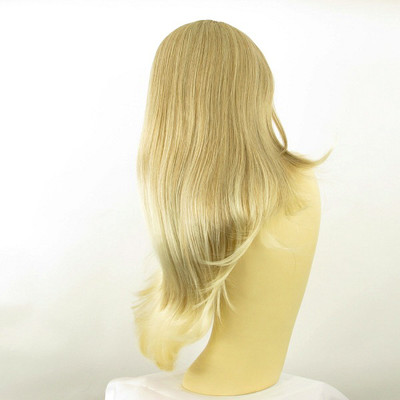 Perruque Courte Femme Bouclée Blond Clair - Synthétique - Taille Bonnet Moyen - Ref LADY 15t613