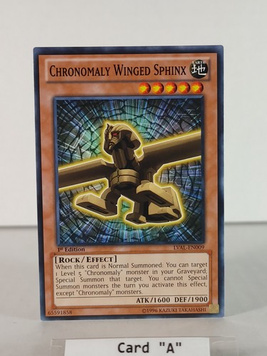 Chronomaly Winged Sphinx - Legacy of the Valiant - LVAL-EN009 - 1st ed - Common - Picture 3 of 16