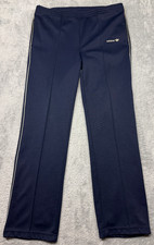 80s Adidas Trefoil Track Pants Gray 3 Stripe Made In Taiwan Size M Vintage