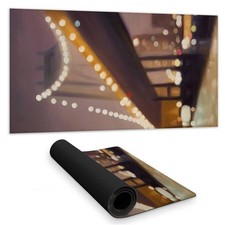 Begin Home Decor C1DM1531EAI1GF 16 x 32 in. Gray Bridge Romantic Desk Mat - Y...
