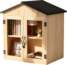 Little Library Box Outdoor Wooden outside Library Book Box Literature Exchange B