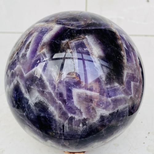 Natural Dream Amethyst Quartz Crystal Sphere Ball Healing 4240g - Picture 7 of 16
