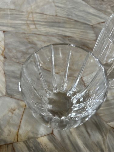 Set 3 bicchieri Marquis By Waterford Crystal Omega doppio vecchio stile 4,25” T - Foto 5 di 7