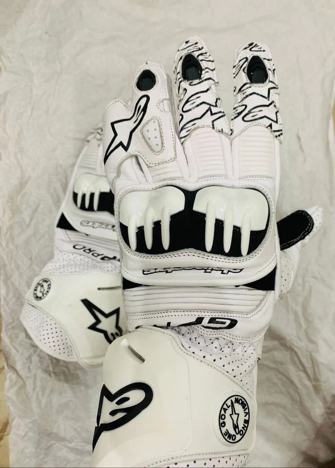 Novas luvas de couro Alpinestars GP PRO para corrida de moto todos os tamanhos - Imagem 3 de 4