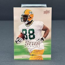 2008 Upper Deck Star Rookies Jermichael Finley #249 RC Rookie Card. rookie card picture