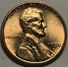 1958-D Lincoln Wheat Cent — Uncirculated MS Red 🔥 Original Roll