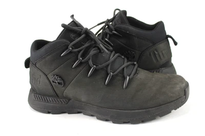 Timberland Gr.42  Herren Halbschuhe Schnürschuhe Boots Nubuk Schwarz  L 898 - Bild 1 von 4
