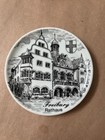 4 VINTAGE KLEIBER PORCELAIN 3 7/8" PLATES FREIBURG AND SCHWARZWALD WEST GERMANY — photo 2