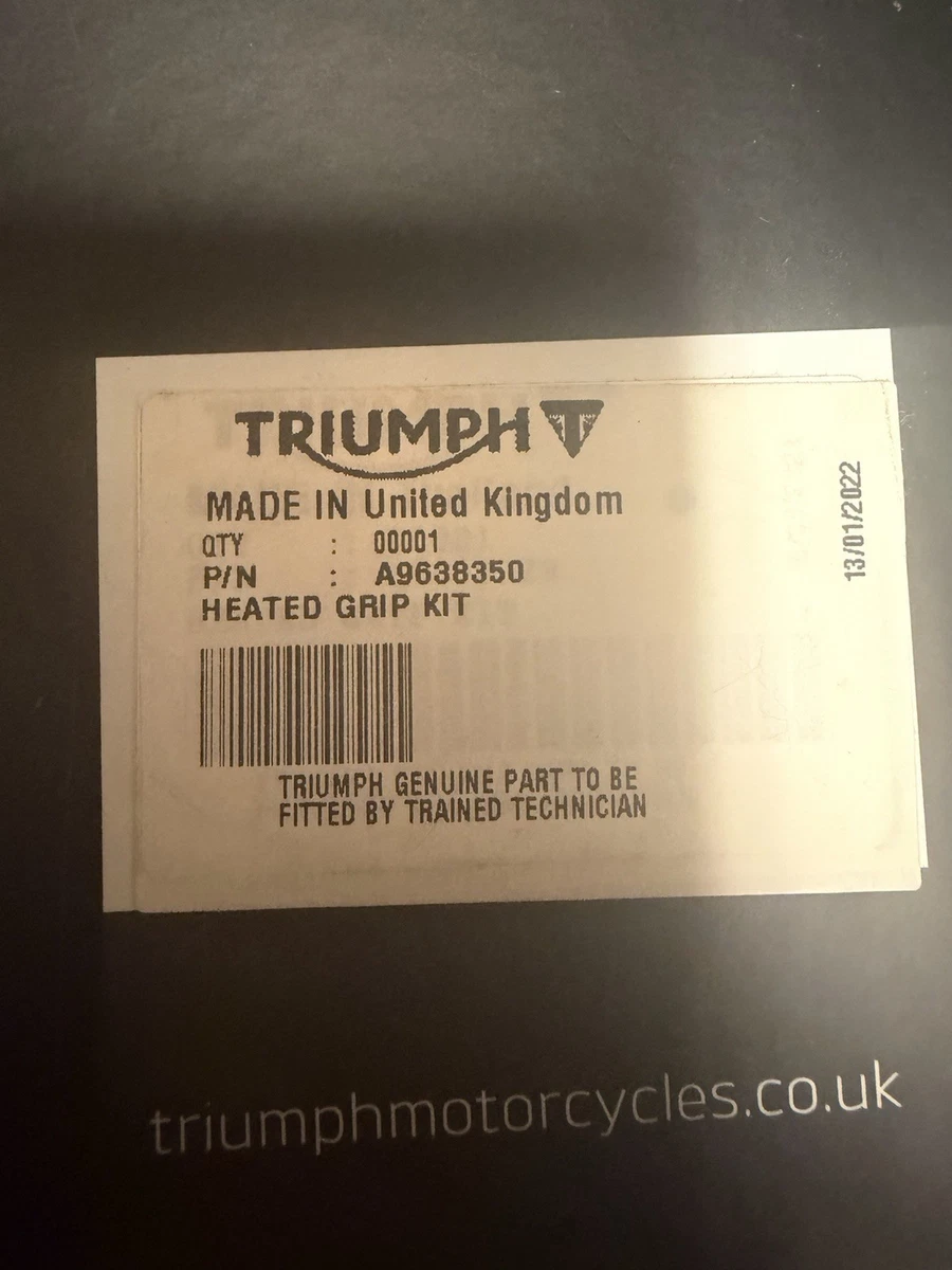 Triumph Heated Grips Kit | eBay