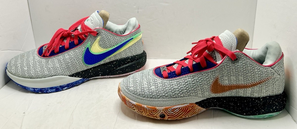Nike Lebron XX Lifer Shoes Light Silver/Hyper Royal DJ5423-002