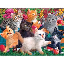 RoseArt - Fancy Cats - Kittens at Play - 750 Piece Jigsaw Puzzle 750, Multi