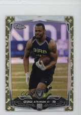 2014 Topps Chrome Mini Camo Refractor /99 George Atkinson III #148 14mg