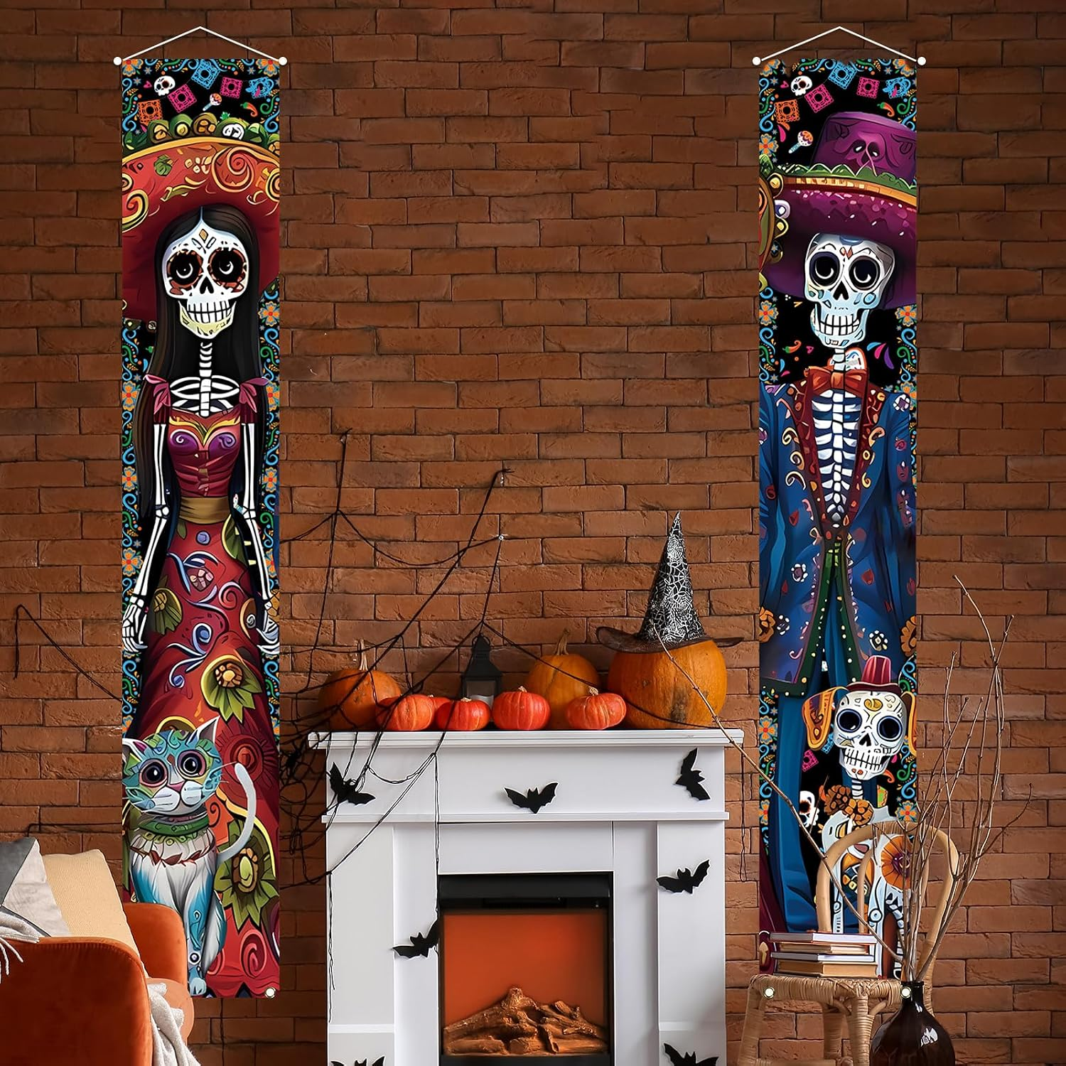 Dia De Los Muertos Banner, Day of the Dead Decorations for Home | eBay