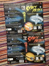 Gerry Anderson Space Patrol -original Network promo sleeves signed Dick Vosburgh