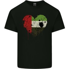 T-Shirt En Coton Léger Pour Hommes Jour De L'Amour Drapeau Des Émirats