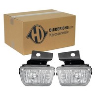 DIEDERICHS TUNING NEBELSCHEINWERFER SATZ CHROM KLARGLAS passend für VW GOLF JETT