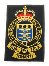 Blazer Badge RAOC on Black Queens Crown R2822
