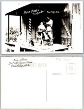 RPPC Mose Moats Barber Pine Ridge AR Photo Postcard